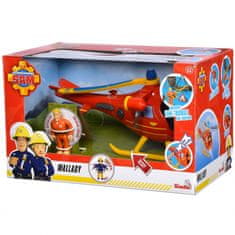 SIMBA Fireman Sam helikopteres Wallaby mentő Tom figurával