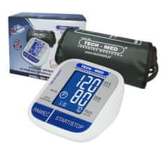 Tech-Med Digitális elektronikus LCD manométer és vérnyomásmérő