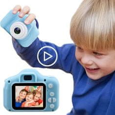 JOJOY® Gyerek fényképezőgép, kék gyerek játékkamera, a kreatív játékok és készségfejlesztő játékok új generációja | FUNCAM
