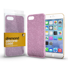 XPRO Apple iPhone 12 Mini készülékhez szilikon tok, Diamond Pink (xp120882)