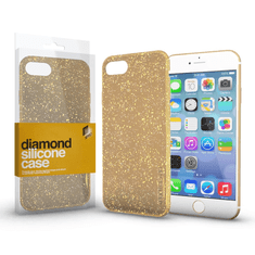 XPRO Apple iPhone 12 Mini készülékhez szilikon tok, Diamond Arany (xp120879)