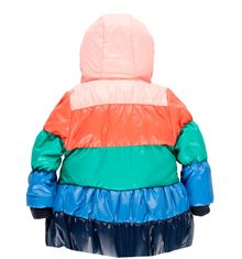 Boboli téli kabát virágos ki-be fordítható puha bundával 4-5 év (110 cm)