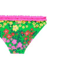 Boboli Trópusi virág mintás pink/zöld bikini 8 év (128 cm)