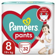 Pampers Active Baby Pants pelenkák mérete. 8 (32 pelenka) 19+ kg