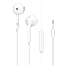 OPPO fülhallgató SZTEREO (3.5mm jack, mikrofon, felvevő gomb) FEHÉR (B892 / B516 / I1692) (B892 / B516 / I1692)