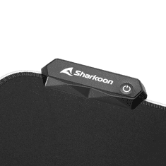Sharkoon 1337 RGB V2 Gaming Size360 egérpad fekete (4044951029976) (4044951029976)