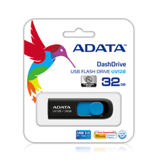 A-Data Pen Drive 32GB UV220 USB 2.0 Black/Blue (AUV220-32G-RBKBL) (AUV220-32G-RBKBL)