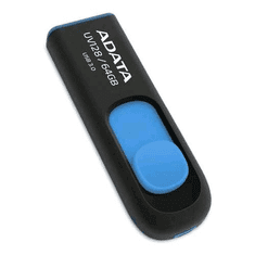 A-Data Pen Drive 64GB UV128 fekete-kék USB3.0 (AUV128-64G-RBE) (AUV128-64G-RBE)