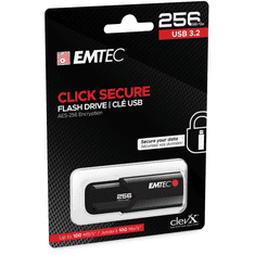 Emtec Pen Drive 256GB Click Secure B120 USB 3.2 (ECMMD256GB123) (ECMMD256GB123)