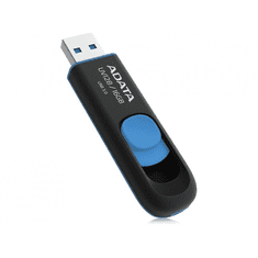 A-Data Pendrive 32GB, UV128 USB 3.1, Fekete-kék (AUV128-32G-RBE)