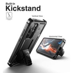 Tech-protect Kevlar tok Samsung Galaxy S23 Ultra, fekete