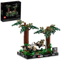 LEGO Star Wars 75353 Pókvadászat az Endor bolygón - dioráma