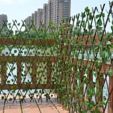 Vixson Összecsukható kerítés, műanyag kerítés, kerti dekoráció és terasz dekoráció, kerti kerítés panel | GREENFENCE