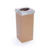 RECOBIN URE005 Slim újrahasznosított szelektív hulladékgyűjtő 60l szürke (URE005)