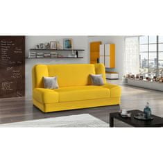 Veneti LENKE többszemélyes kinyitható kanapé - sárga