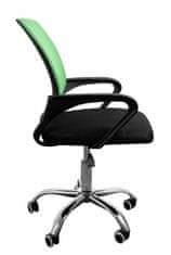 Aga irodai szék MR2074 fekete - zöld