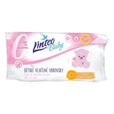 LINTEO Nedves törlőkendő Baby 120 db Soft and cream