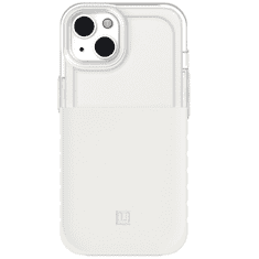 UAG Apple iPhone 13, Műanyag hátlap védőtok, szilikon belső, közepesen ütésálló, Antimikróba védelem, Dip &quot;U&quot;, fehér (134424)