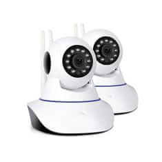 VYZIO® Wifis kamera, mozgásérzékelős biztonsági kamera, 360°-os térfigyelő kamera, kültérre és beltérre egyaránt | VISIONSPOT