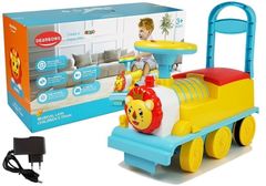 Lean-toys Gyermek oktatási akkumulátoros mozdony Rider