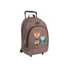 Perletti GREEN Gyermek hátizsák kerekeken OWL & FAWN, 14411