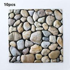 HOME & MARKER® 3D kő tapéta, 10 db, 30x30 cm - STONEBLOCKS