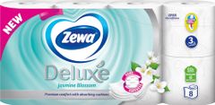Zewa Toalettpapír Deluxe Jasmine Bloosom, 3 rétegű, 8 tekercs