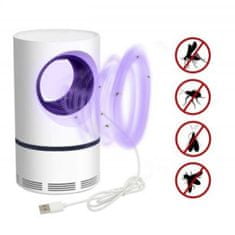 HOME & MARKER® Szúnyogírtó lámpa, UV lámpás rovarcsapda, szúnyogírtó UV fénnyel, USB-s elektromos szúnyogriasztó | BUZZOFF