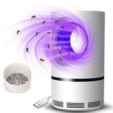 HOME & MARKER® Szúnyogírtó lámpa, UV lámpás rovarcsapda, szúnyogírtó UV fénnyel, USB-s elektromos szúnyogriasztó | BUZZOFF