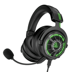 EKSA E5000 Pro gamer fejhallgató fekete-zöld (E5000Pro) (E5000Pro)