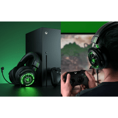 EKSA E5000 Pro gamer fejhallgató fekete-zöld (E5000Pro) (E5000Pro)