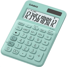 CASIO MS-20UC-GN asztali számológép, zöld (MS-20UC-GN)
