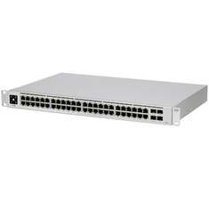Ubiquiti USW-48-PoE is 48-Port managed PoE switch with (48) Gigabit Ethernet ports including (32) 802.3at PoE+ ports, and (4) SFP ports. Powerful second-generation UniFi switching. (USW-48-POE-EU)