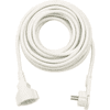 Lapos dugós hálózati hosszabbítókábel, 10 m, fehér, H05VV-F 3G 1,5 mm2, 1168980210 (1168980210)