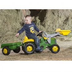 Rolly Toys John Deere pedálos traktor vödörrel és pótkocsival 2-5 éves korig