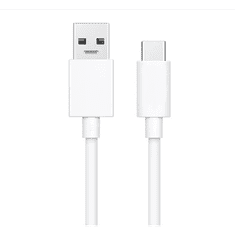 OPPO adatkábel és töltő (USB - Type-C, gyorstöltés támogatás, 100cm) FEHÉR (4813277) (4813277)