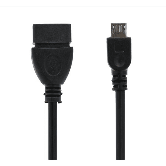 gigapack Adapter kábel, microUSB - USB, pendrive csatlakoztatásához, OTG (CA-157 / ET-R205UBE kompatibilis) FEKETE (5996457278312)