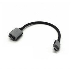gigapack Adapter (Type-C, adatátvitelhez, OTG, 20cm) FEKETE (5996591040684)