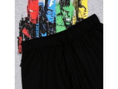 sarcia.eu Avengers Marvel Szürke-fekete rövid ujjú fiú pizsama, nyári pizsama 9-10 év 134/140 cm