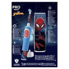 Oral-B Elektromos fogkefe Pro Kids Spiderman + utazótáska