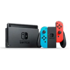 Nintendo Switch kék és neon piros Joy-Con kontrollerrel (NSH005/NSH006)