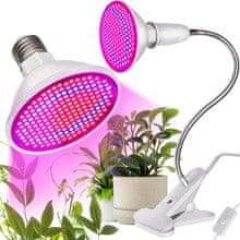 Gardlov LED növénynevelő lámpa csipesszel GROW 9.5 W Malatec 16348