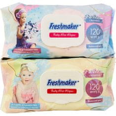 Freshmaker gyermek nedves törlőkendő Levendula 120 db (2 db)