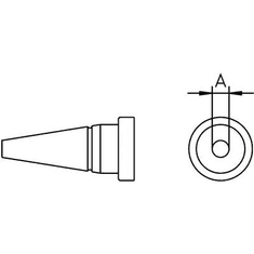 Weller LT pákahegy, forrasztóhegy LT-AS kerek formájú, tompa hegy 1.6 mm (54440499)