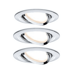 Paulmann Beépíthető lámpa 3 részes készlet LED LED 19.5 W 93452 Nova Króm (fényes) (93452)