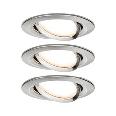 Paulmann Beépíthető lámpa 3 részes készlet LED LED 19.5 W 93447 Nova Nemesacél (matt) (93447)