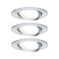 Paulmann Beépíthető lámpa 3 részes készlet LED LED 19.5 W 93487 Nova Alumínium (93487)