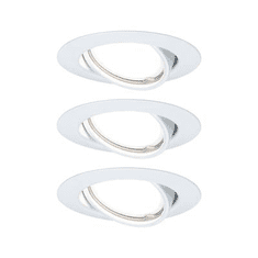 Paulmann Beépíthető lámpa 3 részes készlet LED GU10 15 W 93422 Base Fehér (matt) (93422)