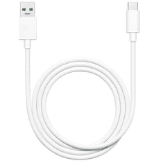 OPPO USB töltő- és adatkábel, USB Type-C, 100 cm, Oppo, fehér, gyári, 4813277 (RS106760)