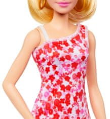Mattel Barbie Modell baba 205 - Rózsaszín virágos ruha FBR37